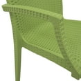 thumbnail image 6 of Outdoor Patio Armchair - Stackable Side Chair - Garden Dining Furniture - Weather Resistant - Modern Design, 6 of 9