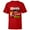 Red, variant on Disney and Pixar’s Cars I Am Speed Lightning McQueen Racing - Short Sleeve T-Shirt for Kids - Customized-Athletic Heather