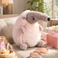 thumbnail image 3 of Blue Cute Stuffed Anteater Plushie, Soft Squeeze Stuffed Toys Cuddle Pillow, Birthday Holiday Gift for Student and Animal Lovers, Nursery and Bedroom Decor, 1 Pack, 3 of 5