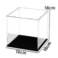 thumbnail image 7 of shamjina Acrylic Display Box Dustproof Transparent Figure Display Case for Dolls Toys 18x18x18, 7 of 7