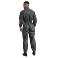 thumbnail image 2 of Choomomo Men's Work Overall Uniform Working Coveralls Jumpsuits Welding Suit Car Repair Workshop Mechanic Gray 195/5XL, 2 of 5