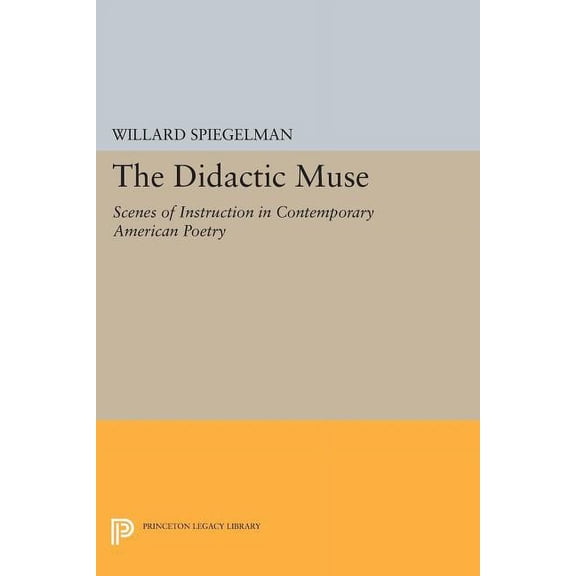 Princeton Legacy Library The Didactic Muse: Scenes of Instruction in Contemporary American Poetry, Book 997, (Paperback)