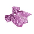thumbnail image 4 of Unique Bargains 1 Pc Elegant Sequins Bow Hair Ties for Home Purple, 4 of 5