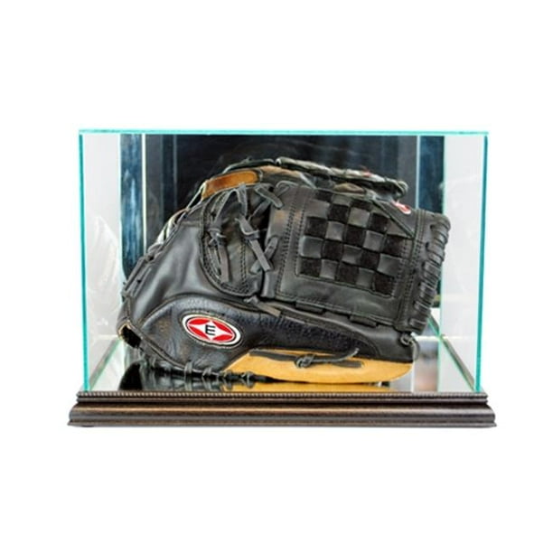 Perfect Cases BSBGLRB Rectangle Baseball Glove Display Case, Black