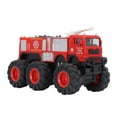 thumbnail image 4 of 1:16 Scale Diecast Fire Truck Vehicles Toy with 6 Wheel Drive Fire Engine Model Water Tank, 4 of 14
