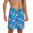 thumbnail image 2 of Wukai Gnomes in USA Men’s Short Pajama Pants With Pockets Soft Sleep Pj Shorts for Men-3X-Large, 2 of 6