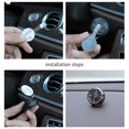 thumbnail image 4 of Car Clock Luminous Electronic Watch Quartz Watch Decorative Clock (Tesla) Two Pack G01, 4 of 5