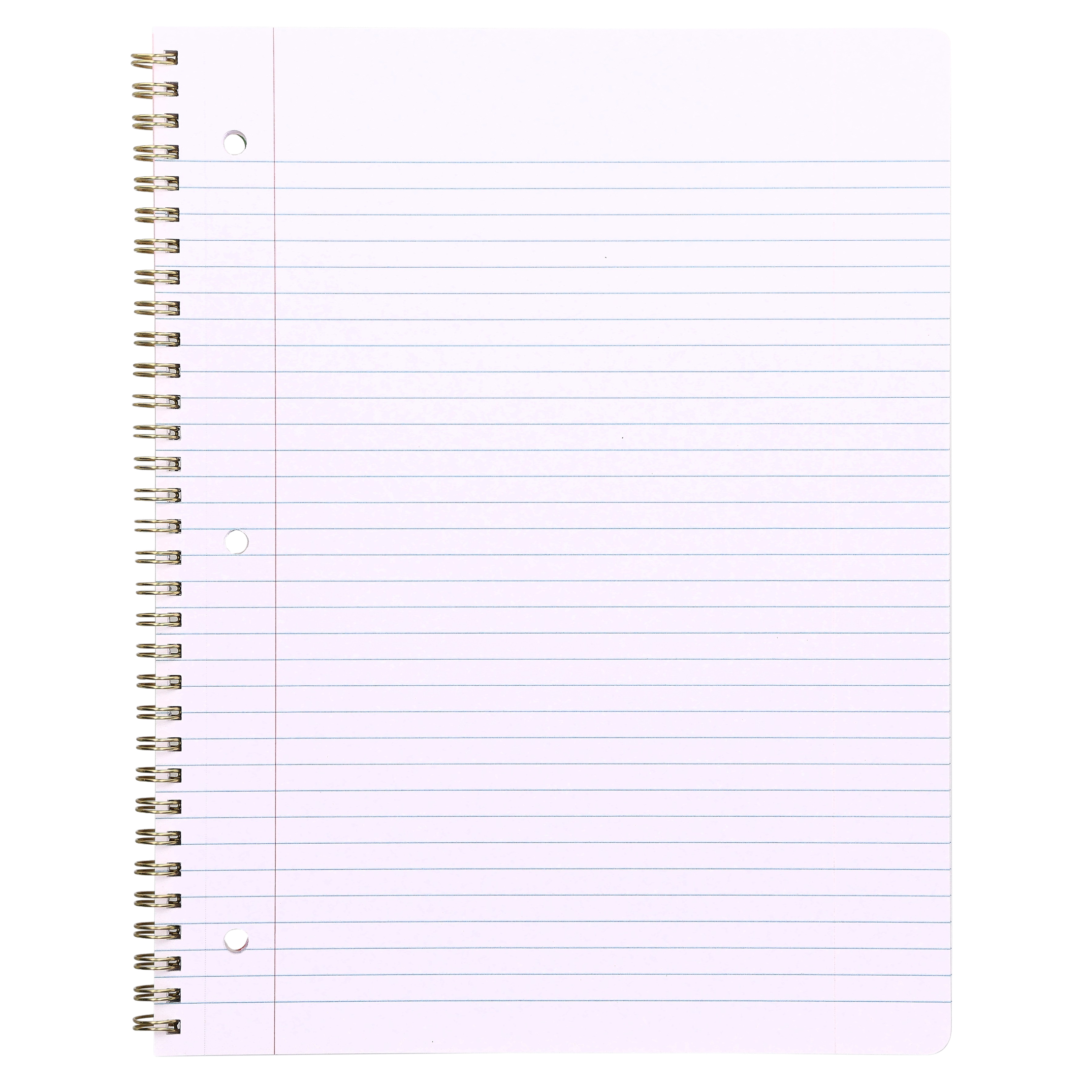 Cuaderno Pen+Gear de 1 materia, rayado college, 8.5" x 11", tejido multicolor, 80 hojas 2
