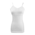 thumbnail image 3 of Lindreshi Camisole Tops for Women 2024 Women's Solid Color Shaping and Belly Tightening Seamless Body Strap Round Neck Vest, 3 of 5