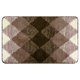 thumbnail image 1 of REGALWOVEN Alfombra de baño con patrón geométrico, alfombra suave y absorbente, alfombra antideslizante para bañera, ducha, decoración del hogar marrón 16" x 24", 1 of 6