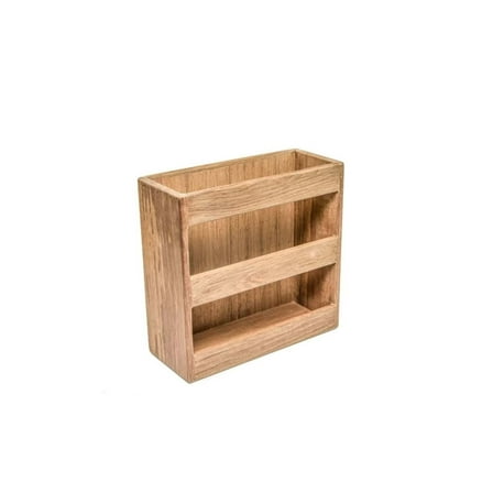 sıvaswoodllc brown single pocket wooden newspaper and magazine holder