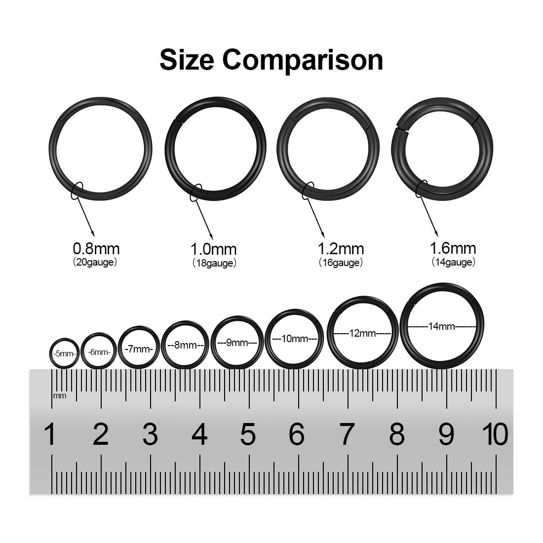 Nose Ring Sizes A Quick Guide To Choosing Nose Rings Right Now Boelry