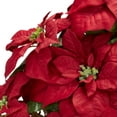 thumbnail image 4 of Nearly Natural Artificial Indoor Red Poinsettia with Decorative Planter Artificial Flower Arrangement, 4 of 7