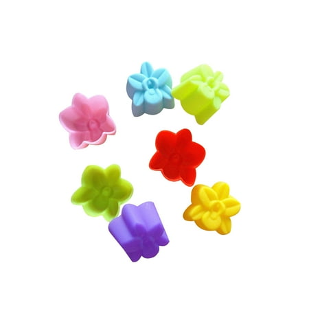 

Cake Pan Kitchen Gadgets 3CM plumeria silicone mold jelly pudding random color mold
