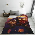 thumbnail image 4 of Cute Owl Blanket Gifts for Adults Kids Women Soft Warm Lightweight Cozy Animal Owl Throw Blankets for Sofa Couch Bed Room Decor 50x40in, 4 of 10