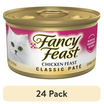 (24 pack) Purina Fancy Feast Classic Pate Kitten Food, Wet Cat Food, Chicken Feast, 3 oz Can
