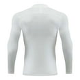thumbnail image 4 of FYDUU Toddler Boys Long Sleeve Compression Shirt High Neck Athletic Top For Running Workout Stretch Training Tee Activewear School Clothes 6-7 Years, 4 of 4