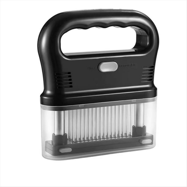 Ablandador de Carne de 48 Cuchillas: Ablandador de Carne con Agujas Ultra Afiladas de Acero Inoxidable, Herramienta de Cocina para Barbacoa para un Mejorado