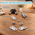 12 Pack Tubular Cam Locks Keyed Alike 7/8" Rv Stordoor 24 Keyspartment ...