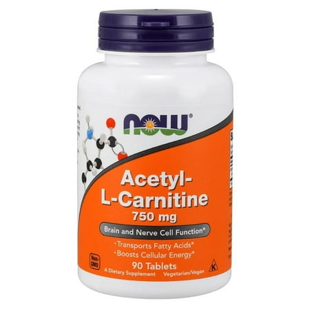 UPC 733739000811 product image for NOW Foods - Acetyl-L-Carnitine Brain & Nerve Cell Function 750 mg. - 90 Vegetari | upcitemdb.com