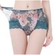 thumbnail image 2 of Puntoco Bragas para mujer de cintura alta con estampado de flores y encaje, cintura media, alta elasticidad, realce de glúteos, culturismo, 2 of 3
