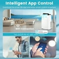thumbnail image 4 of Costway 13,000 BTU Portable Air Conditioner with Cool, Fan, Heat & Dehumidifier, 4 of 10