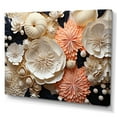 thumbnail image 2 of Designart "Collage Of Abstract Coral Blossoms" Coastal Coral Under Water Wall Decor, 2 of 7