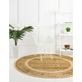 thumbnail image 3 of Rugs.com Kashkuli Gabbeh Collection Rug – 6' Round Ivory Medium Rug Perfect For Kitchens, Dining Rooms, 3 of 8
