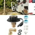 thumbnail image 4 of City Water Fill Inlet Flange With Brass Check Valves For Motorhomes Trailer Use, 4 of 13
