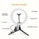 thumbnail image 3 of Anillo de luz LED de 10 pulgadas con brillo ajustable - un excelente compañero visual para grabaciones, alimentado por USB, 3 of 9