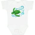 thumbnail image 3 of Inktastic Sea Turtle Swimming Boys or Girls Baby Bodysuit, 3 of 5