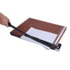 Metal Blade Wooden Base Paper Cutter Durable Cutting Sheet Guillotine Blade