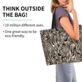 thumbnail image 2 of Naloa Leopard And Zebra1 Tote Bag for Women Large Capacity Shoulder Bag for College Work Travel Shopping, 2 of 8