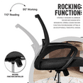 thumbnail image 4 of BEZT Office Mesh Chair w/Swivel,Ergonomic Computer Chair,Adjustable Height,Black, 4 of 11