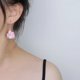 thumbnail image 3 of Pendientes de tuerca de Hello Kitty Anime Kawaii Sanrio Cinnamoroll Kuromi pendientes colgantes de aleación pendientes colgantes de moda accesorios de joyería, 3 of 4