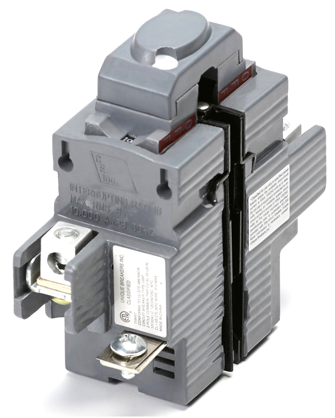 Home 40 Amp PUSHMATIC P240 Bulldog 2 Pole 240V BREAKER Home Improvement