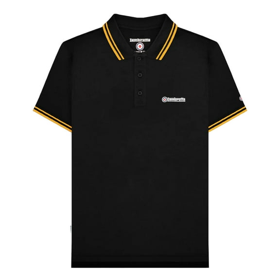 Lambretta Mens SS25 Twin Tip Polo Shirt