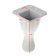 thumbnail image 5 of Pata de mueble cromada de 80 mm y 100 mm de altura para muebles, sofás y armarios de estilo europeo. 80mm, 5 of 8
