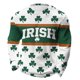 thumbnail image 2 of Ceisia Men's St. Patrick's Day IRISH & Clover Print Waffle Knit Long Sleeve Crew Neck Casual Top White M Gifts, 2 of 8
