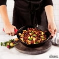 thumbnail image 3 of Cuisinel Cast Iron Skillet w/ Silicone Heat-Resistant Handle Cover, Oven Safe Cookware, 10", 3 of 6