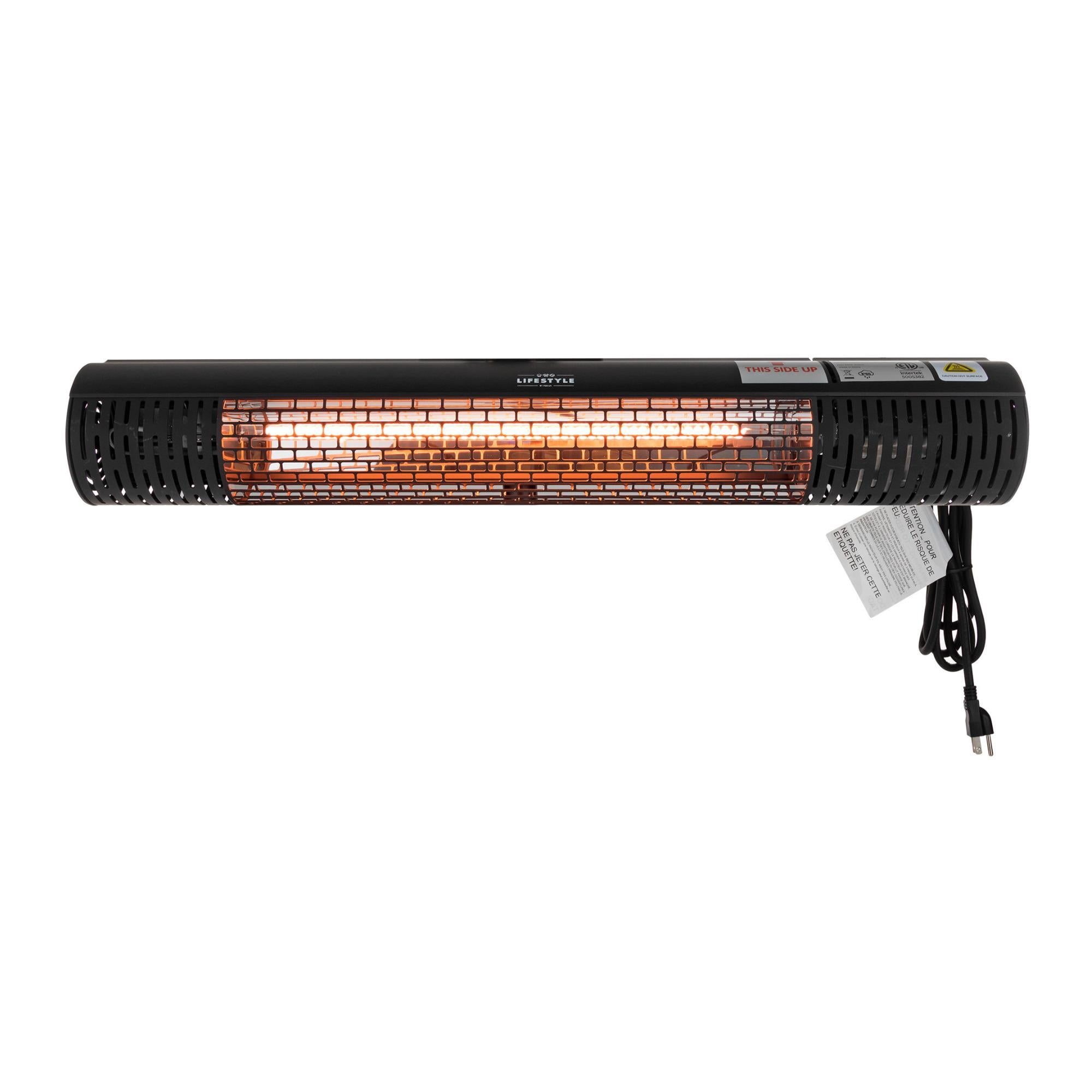 Lifestyle by Focus Infrared Electric Cold Space Heater (Black) - Walmart.com