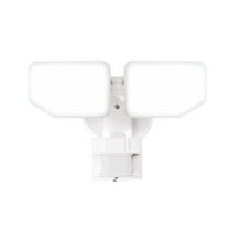 30-Watt 180-Degree White Motion Activated Outdoor Integrated LED Security Flood Light with PIR Dusk to Dawn Sensor