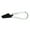 silver, variant on 10Pcs Tent Clip Carabiner Plastics Awning Clamp Canopy Clip Holder Tarpaulin Clip Carabiner Windproof Tent Lock Grip