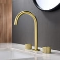 thumbnail image 3 of Kibi Circular X 8" Bathroom Sink Widespread Faucet with Drain Assembly, 3 of 3