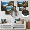 thumbnail image 4 of Designart "Radiant Coastline I" Modern Landscape Beach Metal Wall Art, 4 of 5