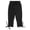 c11-Black, variant on KPOPLK Kids Boys Medieval Pirate Pants Elastic Waist Lace Up Cuff Cropped Trousers for Kids Halloween Trousers,Size 6-8Years
