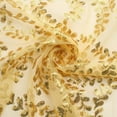 thumbnail image 4 of Efavormart Sparkly Gold Leaf Vine Embroidered Sequin Tulle Cloth Dinner Napkins, Sheer Decorative Napkins, 4 of 10