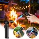thumbnail image 5 of Encendedor de llama ajustable, resistente al viento, recargable, portátil, cuerpo metálico, con puerto de butano, encendedor para velas, chimenea, barbacoa, uso exterior, 5 of 6