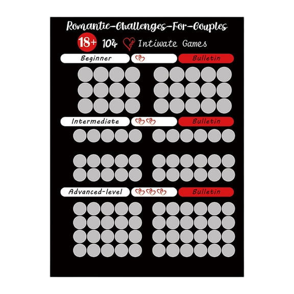 Romantic Challenges for Couples 104 Intimate Games for Beginners, Intermediate, and Advanced Levels Fun & Engaging Activities