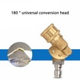 thumbnail image 3 of 2. 39 Inch Extended Reach Radiator Flusher With Multi-Angle Couplers & 304 Steel Construction For Tight Spaces, 3 of 8